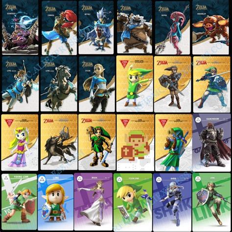 how do botw nfc amiibo cards work|botw amiibo items.